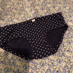 Black and white polka dot boybrief panties nwot